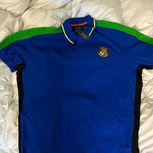Polo by Ralph Lauren Blue and Green Polo Shirt